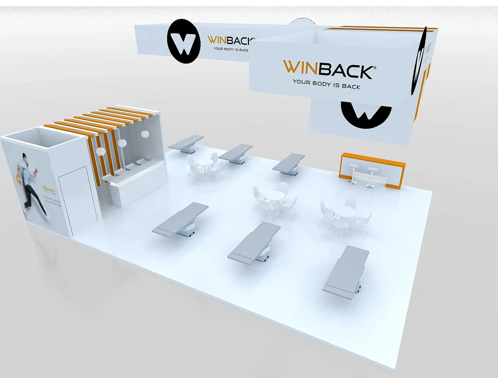 Custom 30x40 trade show booth rental services